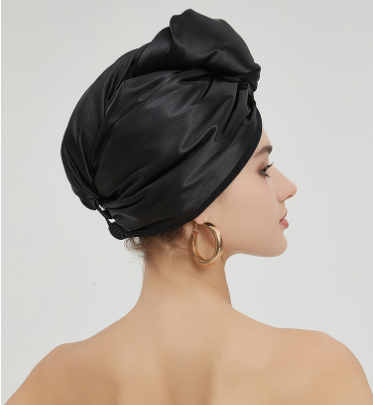 Satin Hair Drying Cap